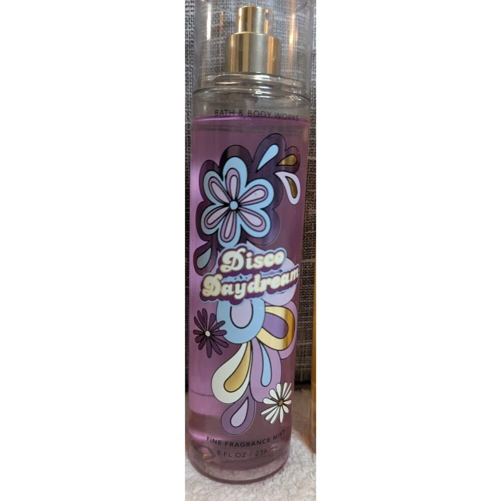 Bath & Body Works Groovy Collection Fine Fragrance Mist Lot of 3 Full 8 fl oz